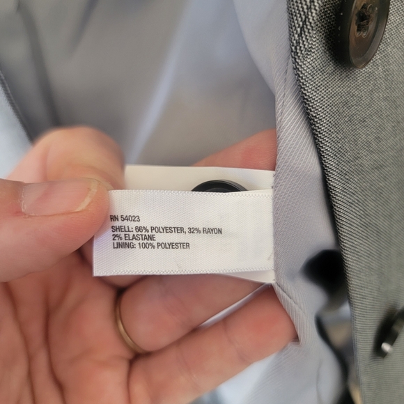 Gap The Academy Blazer Womens 6 Gray Two Button Front Pockets Lined Career - Picture 6 of 8